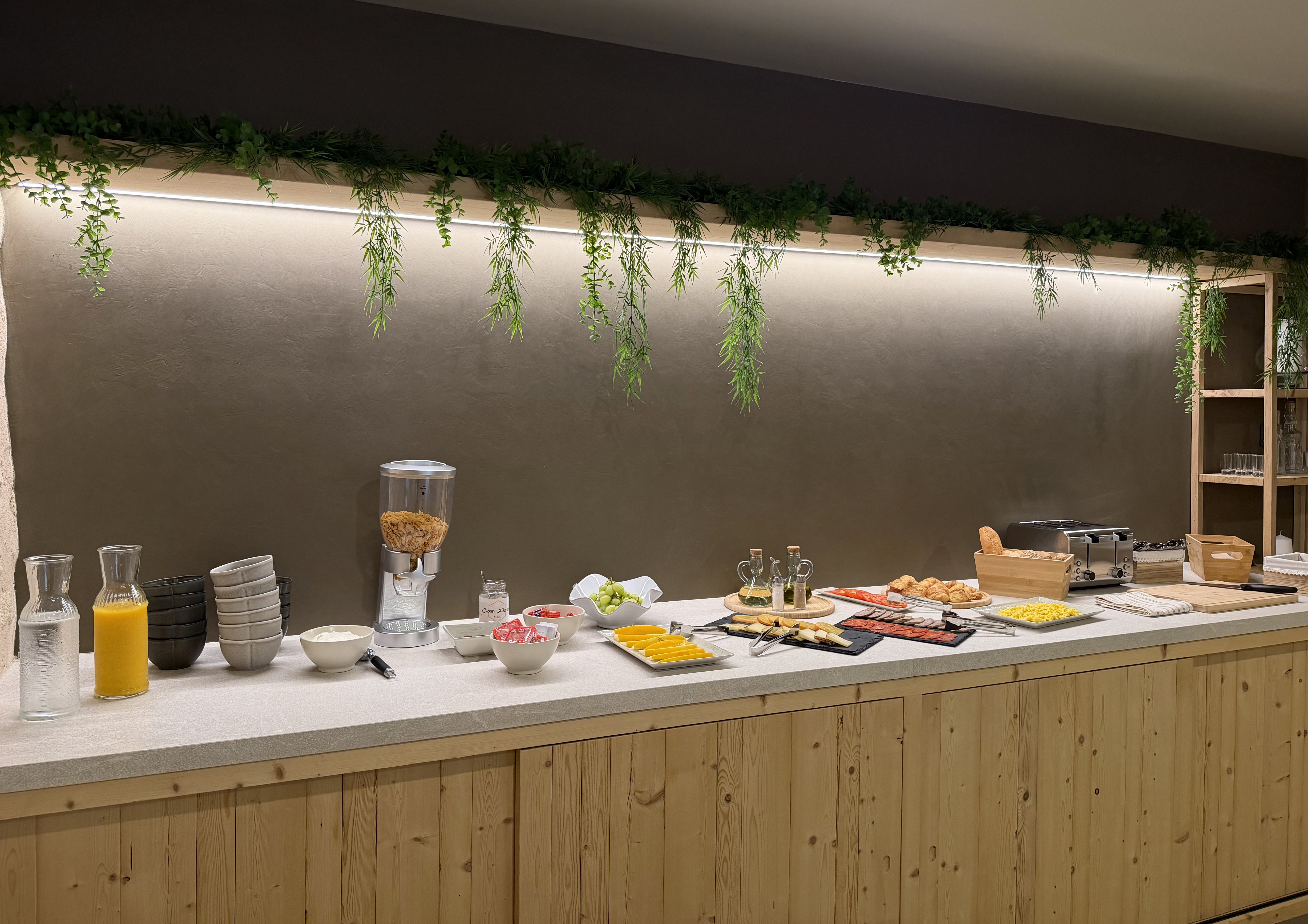 Breakfast buffet at BYTRA Boutique Hotel